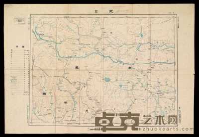 M 950年西藏麦桑、冬坝、吉丁西林、定日、巴勒里地区分区地图各一幅 